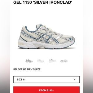 ASICS 1130 Silver Ironclad